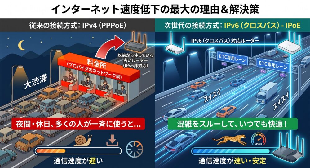 IPv4とIPv６の違い