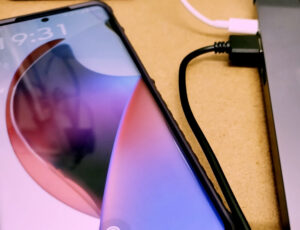 USBテザリングの様子